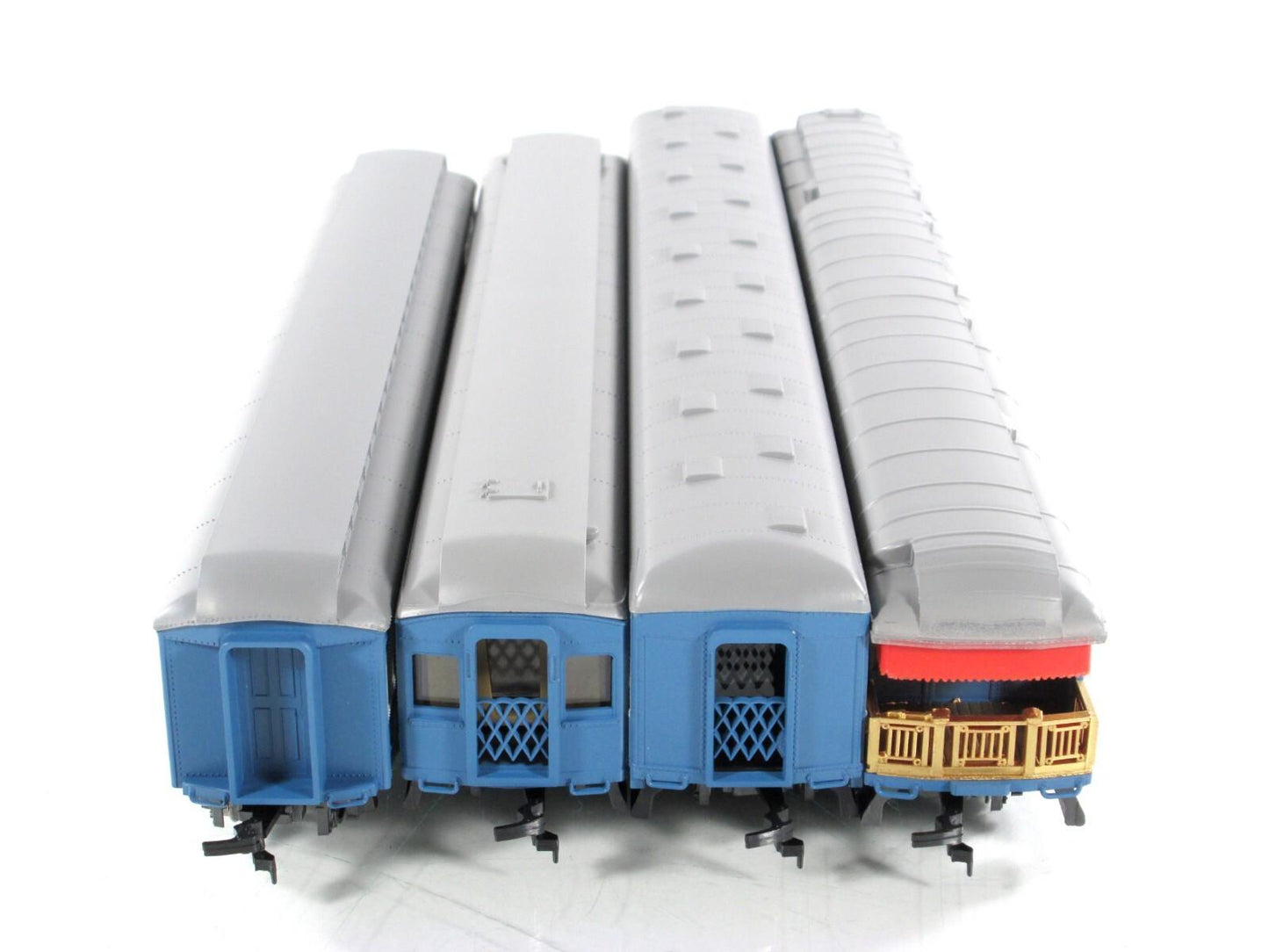 HO Scale **MISSOURI PACIFIC** 1920s Hvywt Passenger 4-Car Set B - Rivarossi 6897
