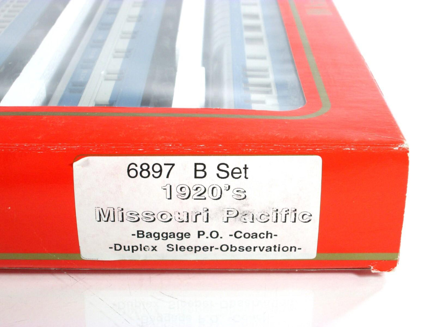 HO Scale **MISSOURI PACIFIC** 1920s Hvywt Passenger 4-Car Set B - Rivarossi 6897