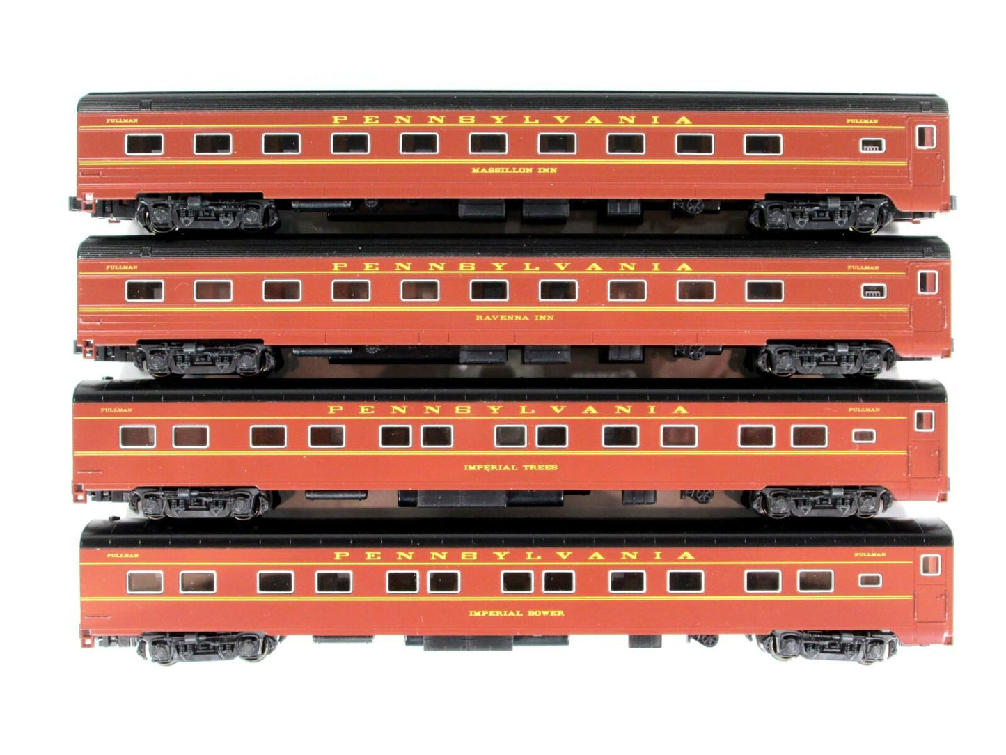 N Scale ***PENNSYLVANIA*** Broadway Limited Passenger 4-Car Set - Kato 106-7111