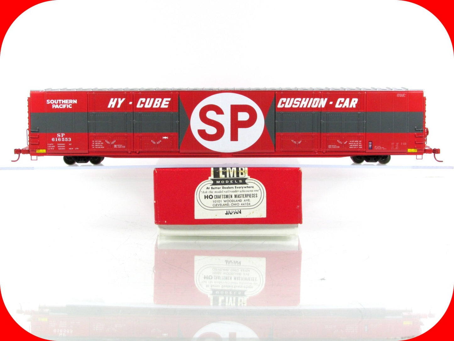 HO Scale BRASS **SOUTHERN PACIFIC** Hy-Cube Auto Parts Box Car -LMB, Knuckle Cpl