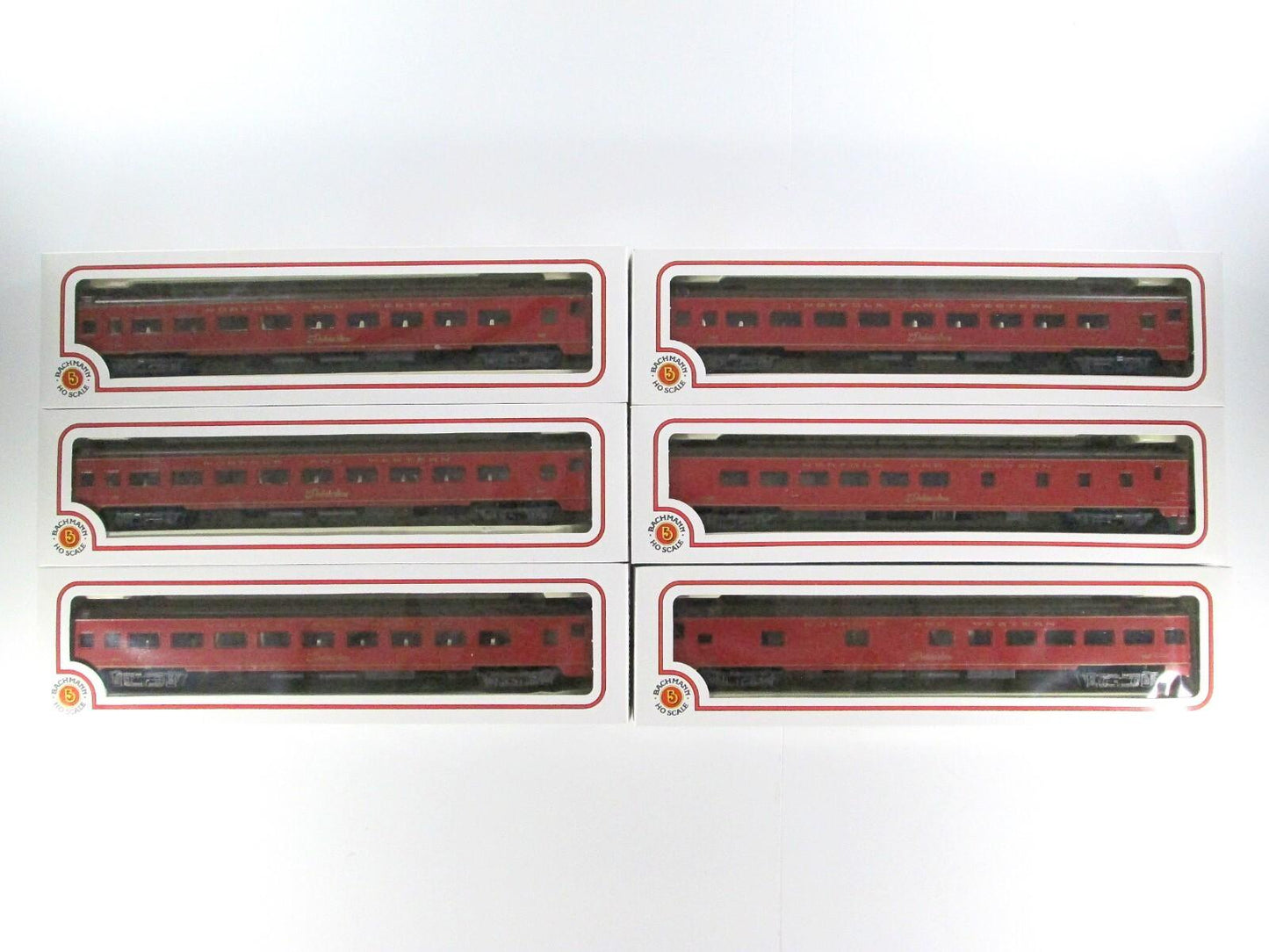 HO Scale Norfolk & Western *POWHATAN ARROW* Passenger Car Set - Bachmann 43-1290