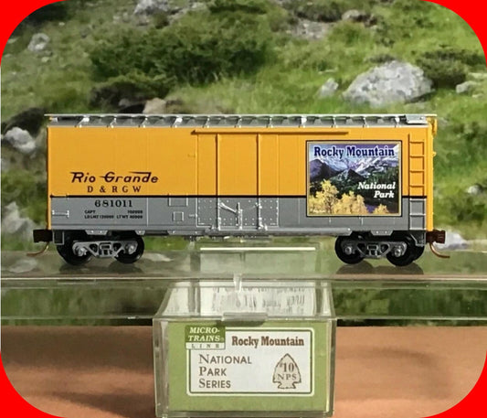 N Scale **ROCKY MOUNTAIN** National Park D&RGW Box Car - MTL, Lowell Smith *RARE