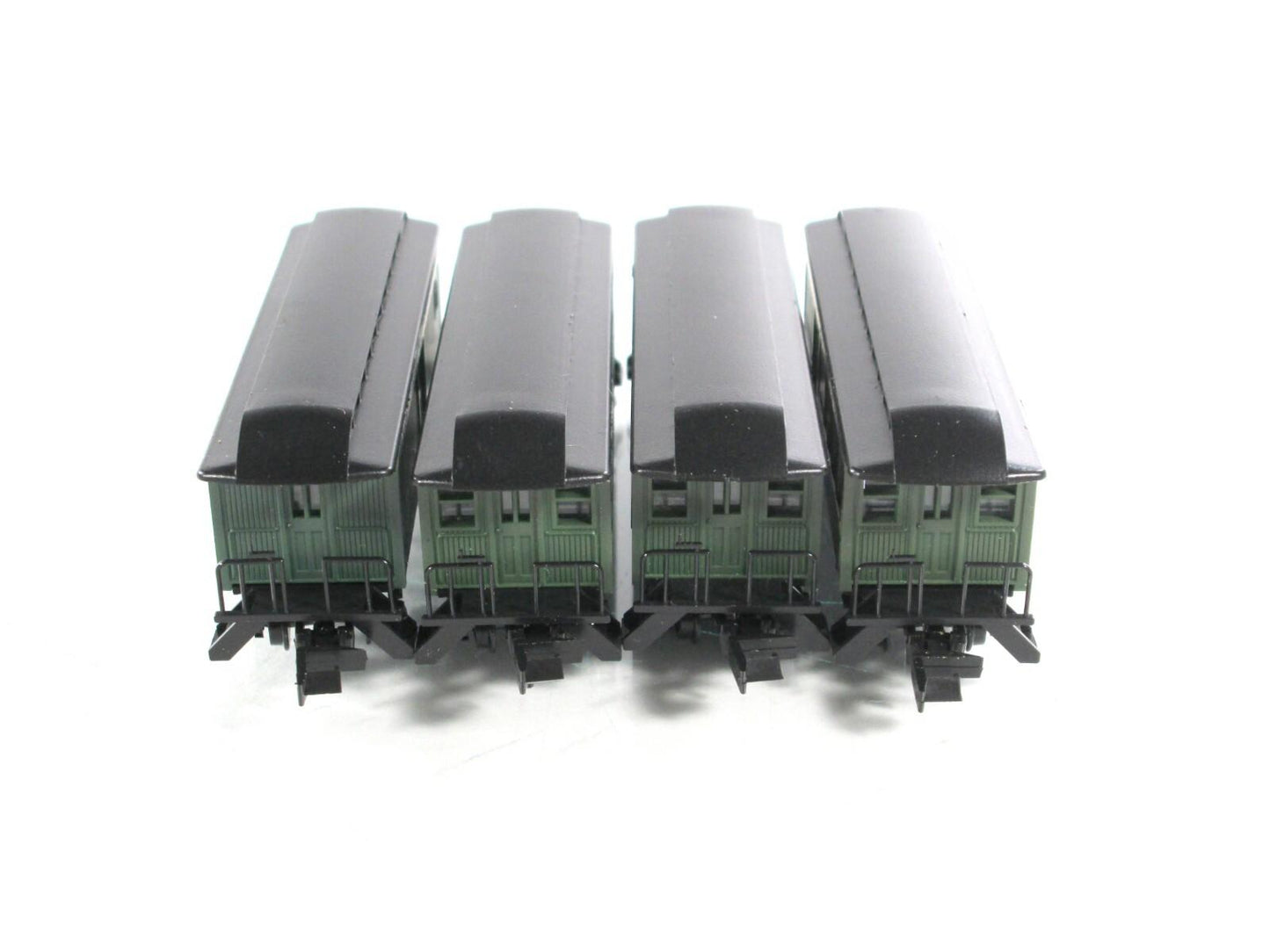 N Scale ****SANTA FE**** Overton Old Time Passenger Car 4-Pack Set - Roundhouse