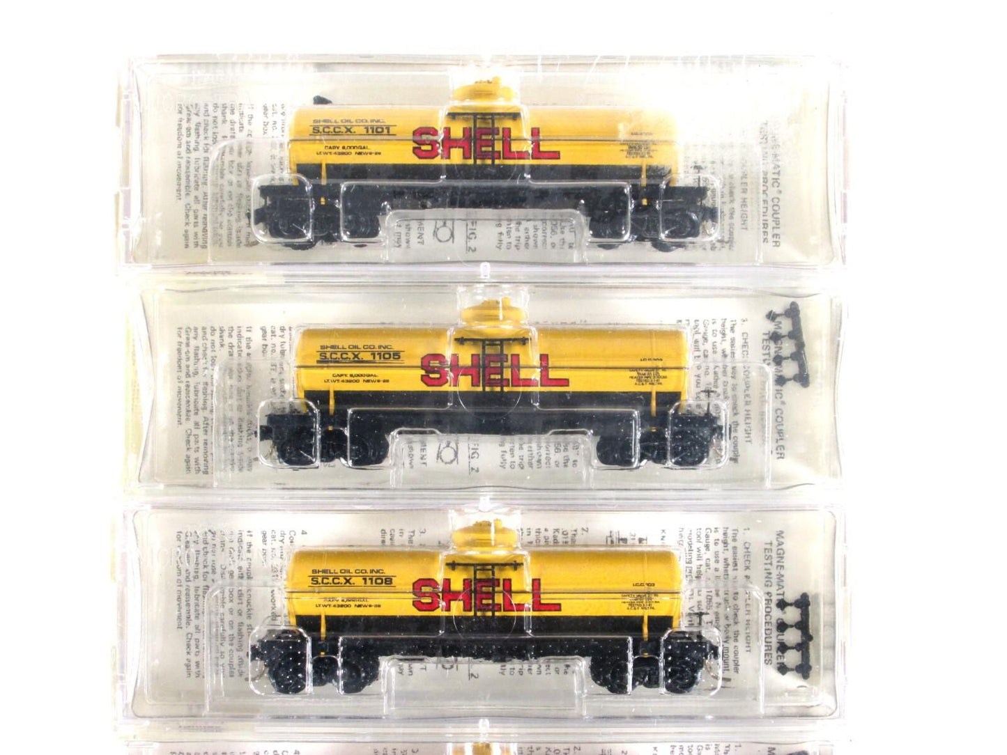 N Scale ***SHELL*** Single Dome Tanker 6-Pack - Kadee Micro Trains 65092 **RARE*