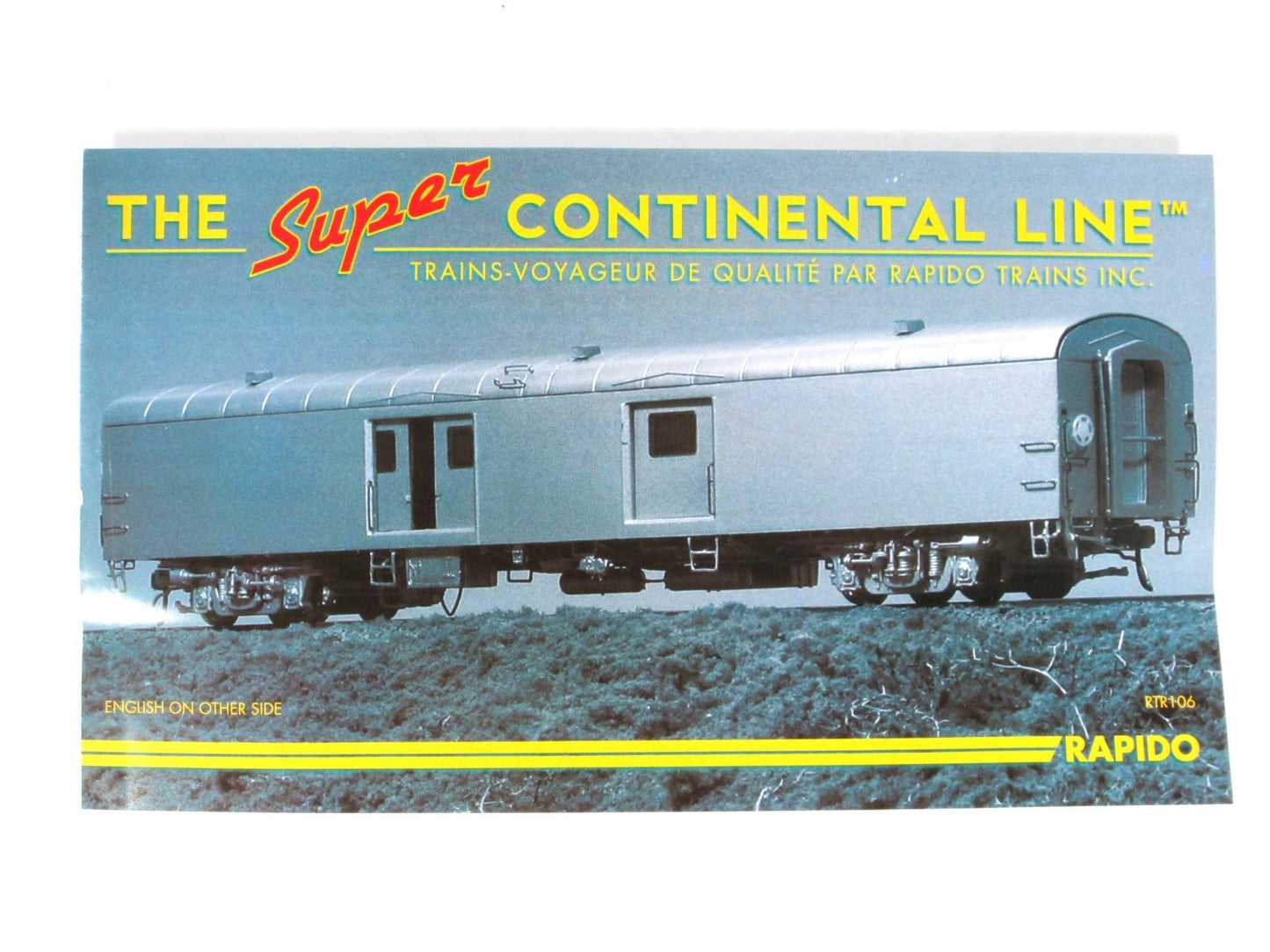 HO Scale **UNION PACIFIC** Baggage Express Car, UP 5611 - Rapido 106087, Lighted