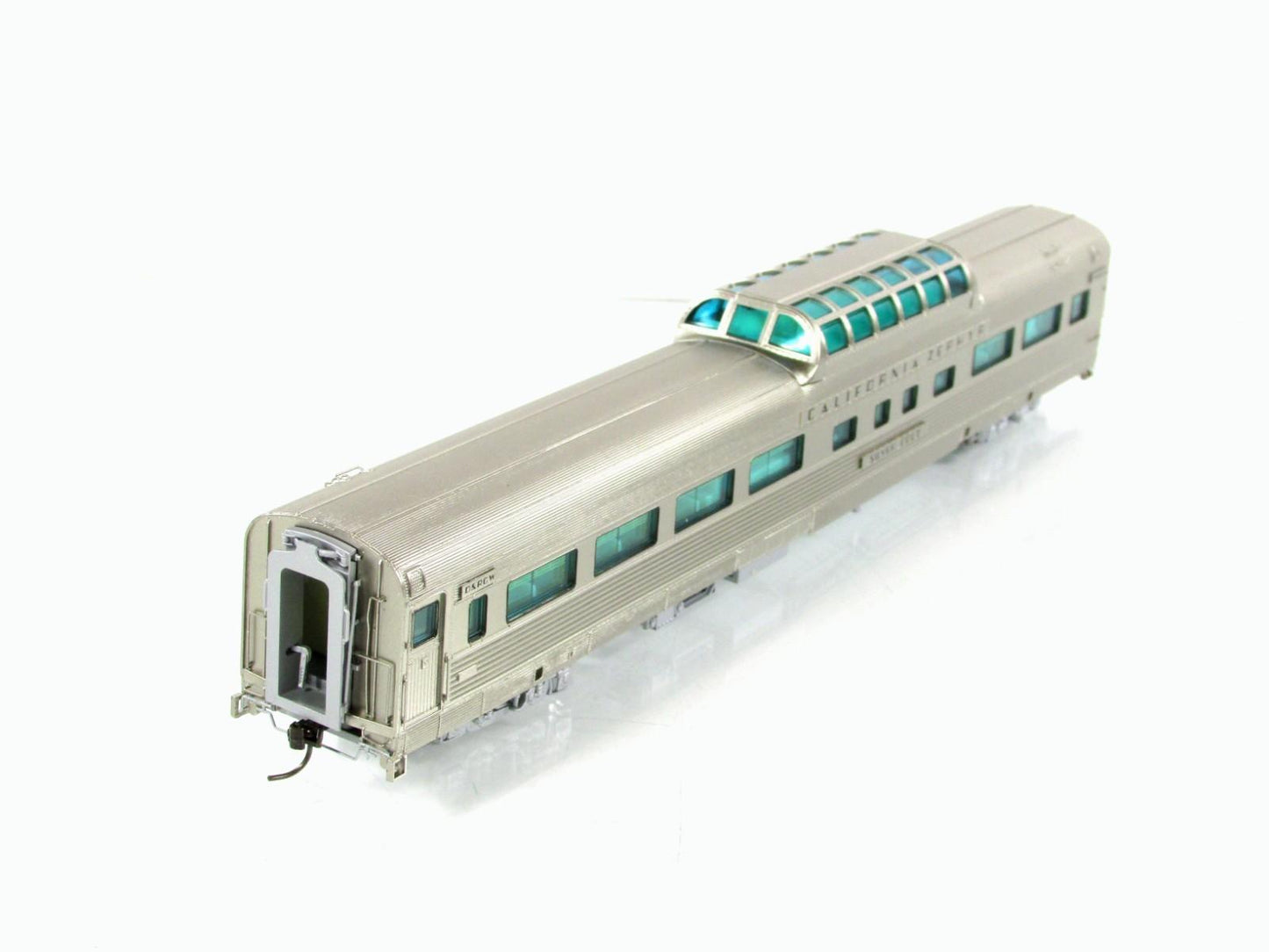 HO Scale **DRGW CA ZEPHYR** SILVER COLT Vista Dome #1106 -Broadway 1498, Lighted