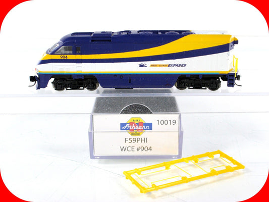 N Scale ***WEST COAST EXPRESS** F59PHI Locomotive #904 -Athearn 10019, DCC Ready