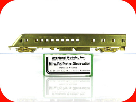 HO Scale BRASS ***MILWAUKEE ROAD HIAWATHA** Parlor-Observation - Overland Models