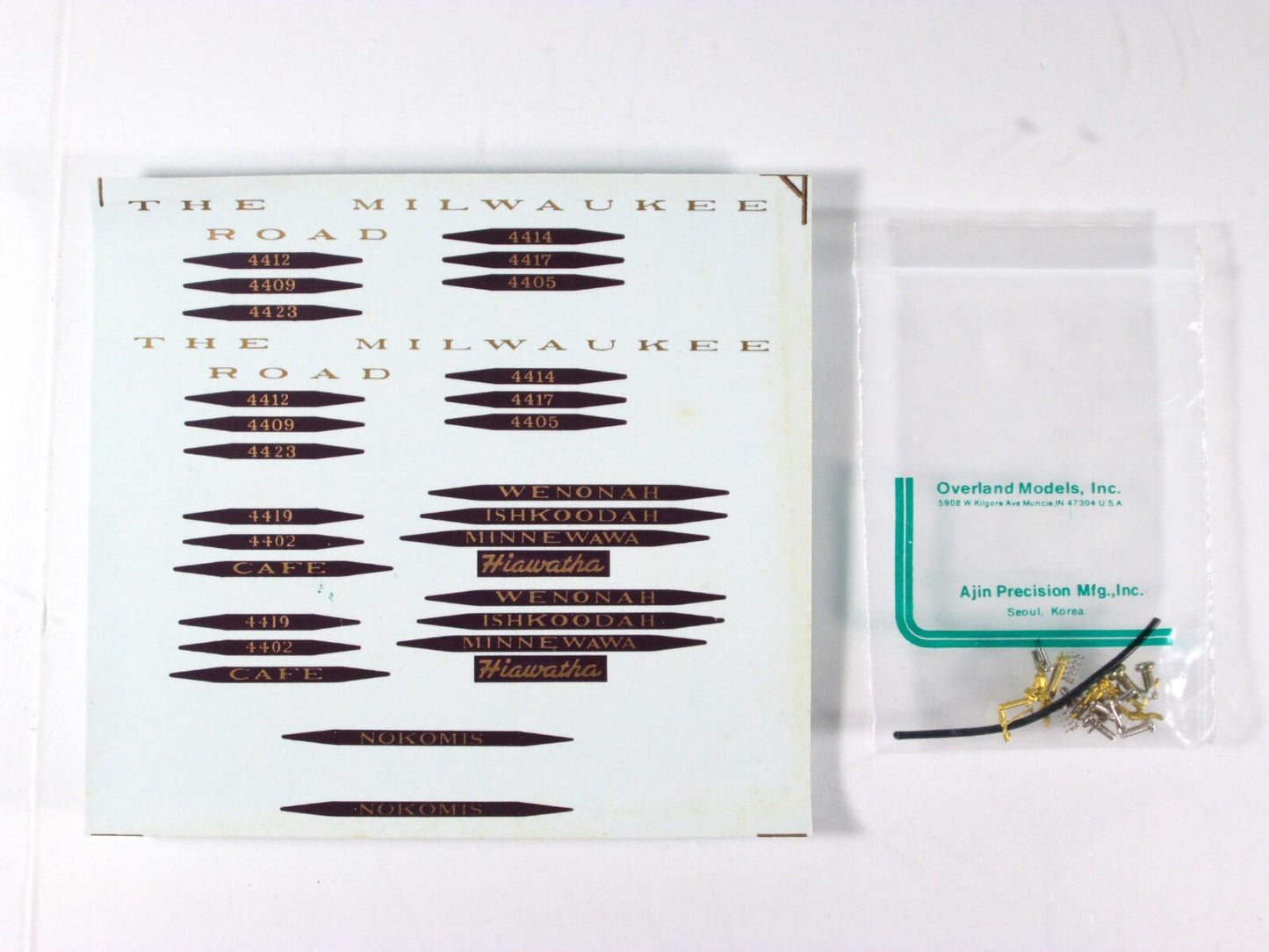 HO Scale BRASS ***MILWAUKEE ROAD HIAWATHA** Parlor-Observation - Overland Models