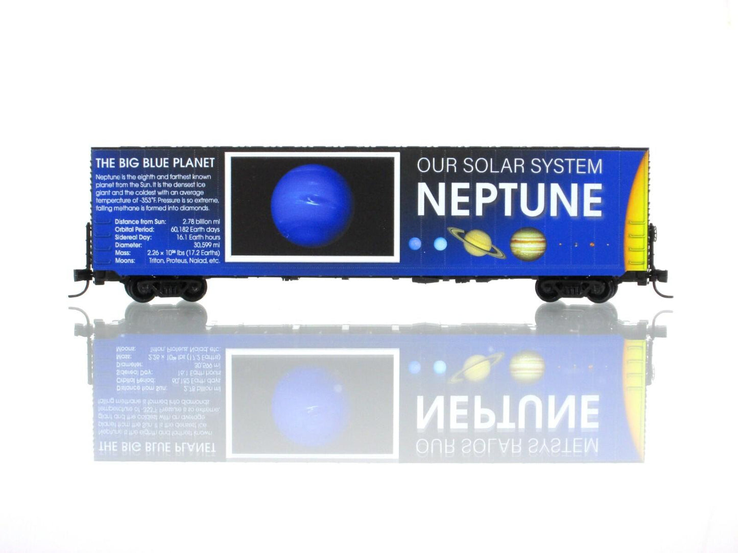 N Scale *NEPTUNE* Solar System Planet Series 60' Box Car - Micro Trains 10202838