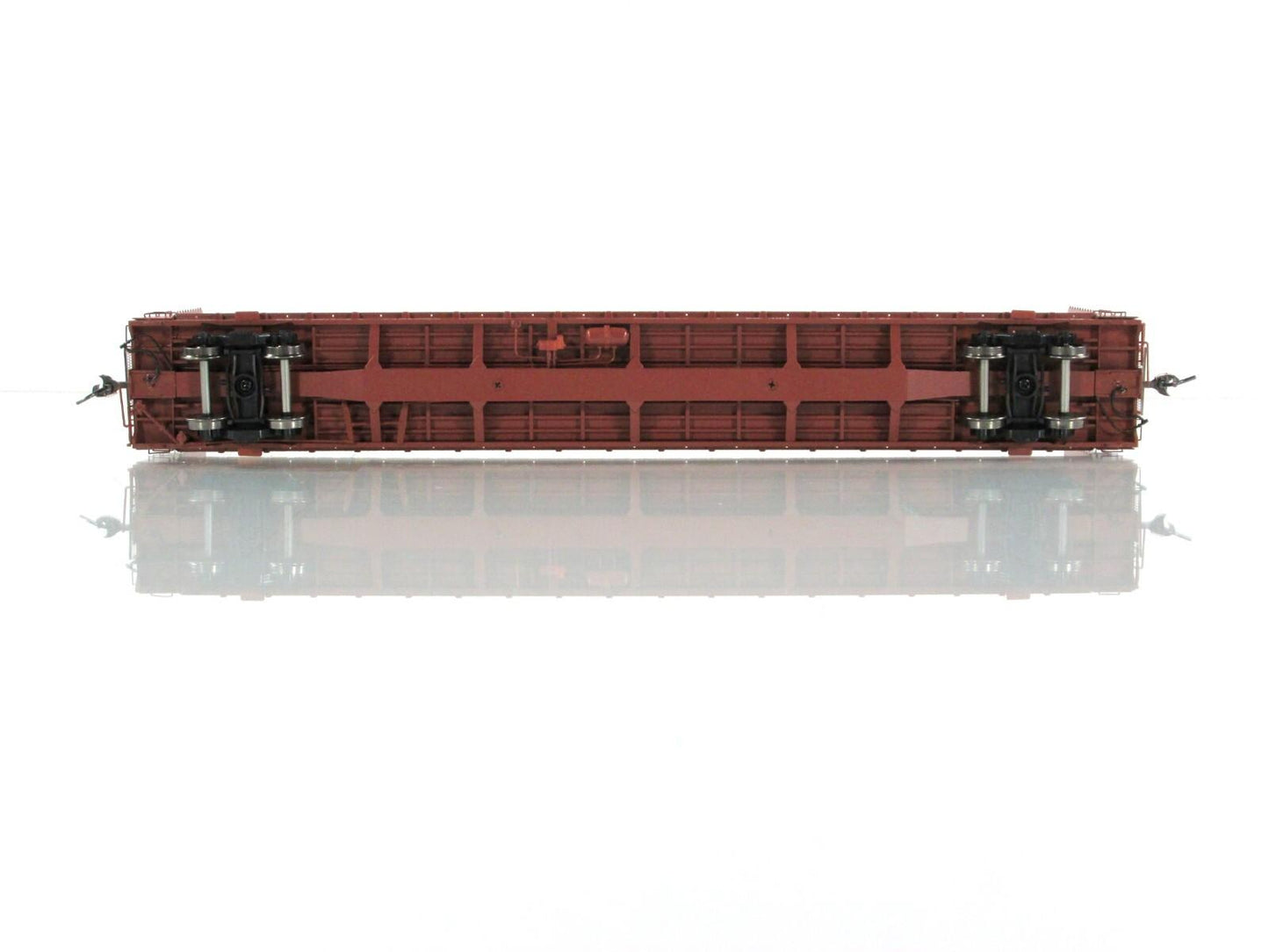 HO Scale ***CANADIAN NATIONAL*** Bulkhead Flat Car 6-Pack -Rapido Trains 147004A