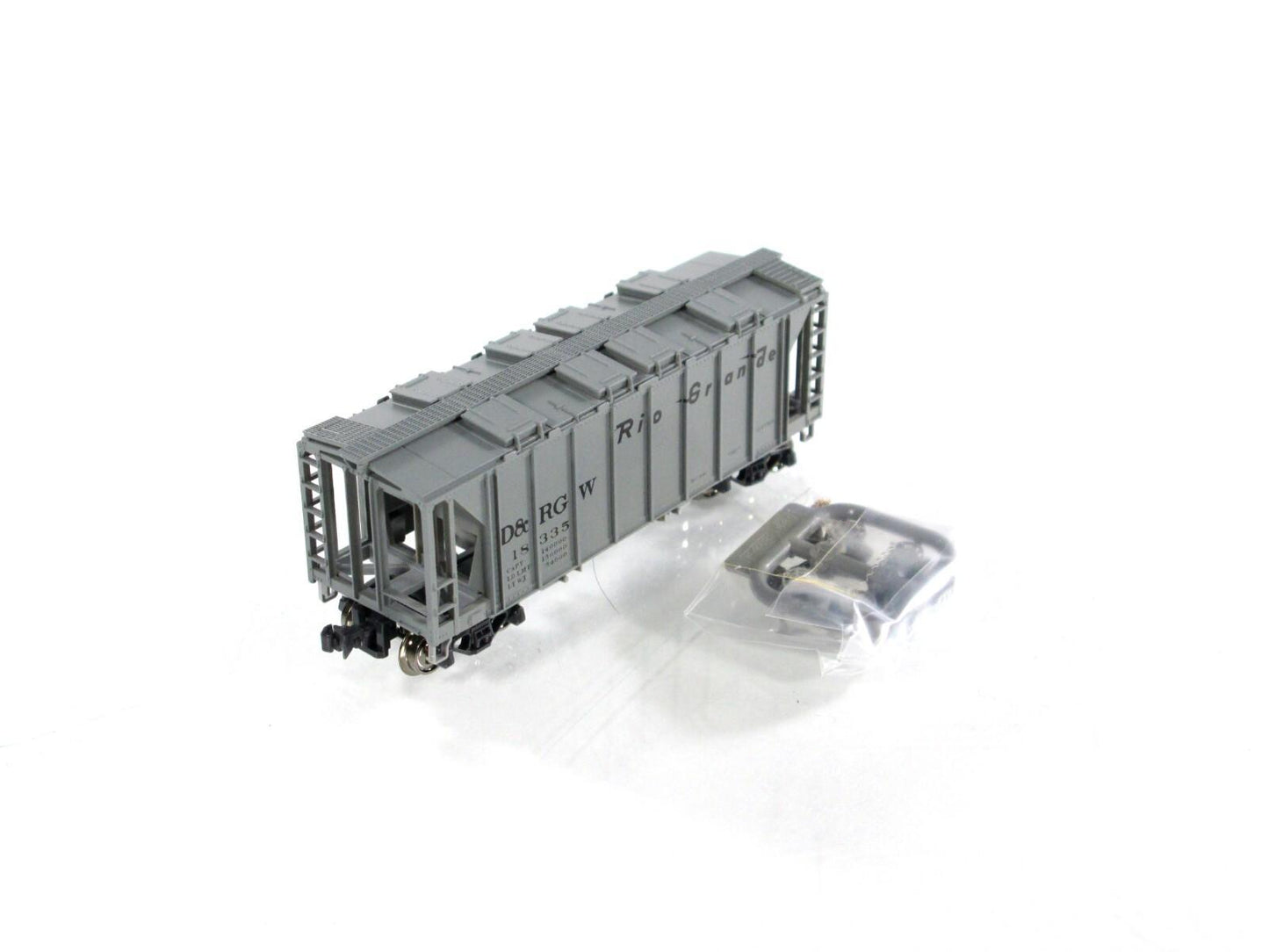 N Scale ***RIO GRANDE*** ACF 70ton 2-Bay Hopper 4-Pack - Kato 186-0207,0208