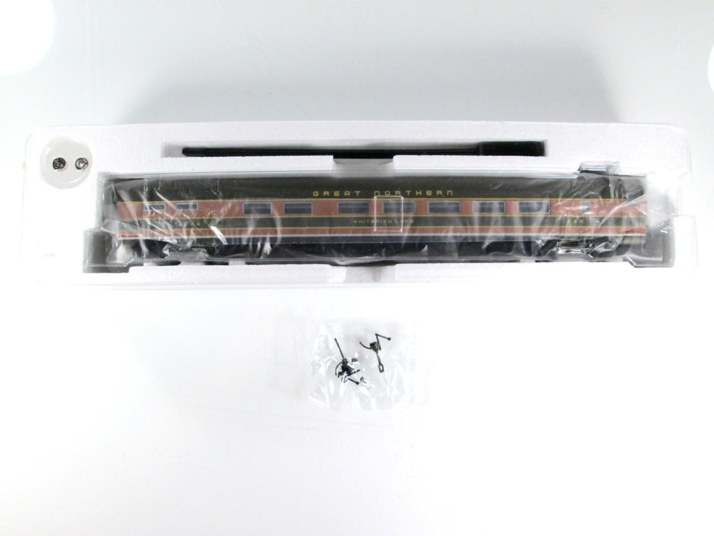 HO Scale GREAT NORTHERN Grill-Parlor Whitefish Lake 1245 -Rapido 111025, Lighted