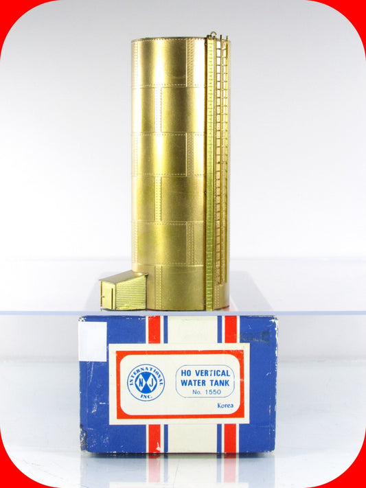 HO Scale BRASS ***VERTICAL WATER TANK*** - NJ International 1550