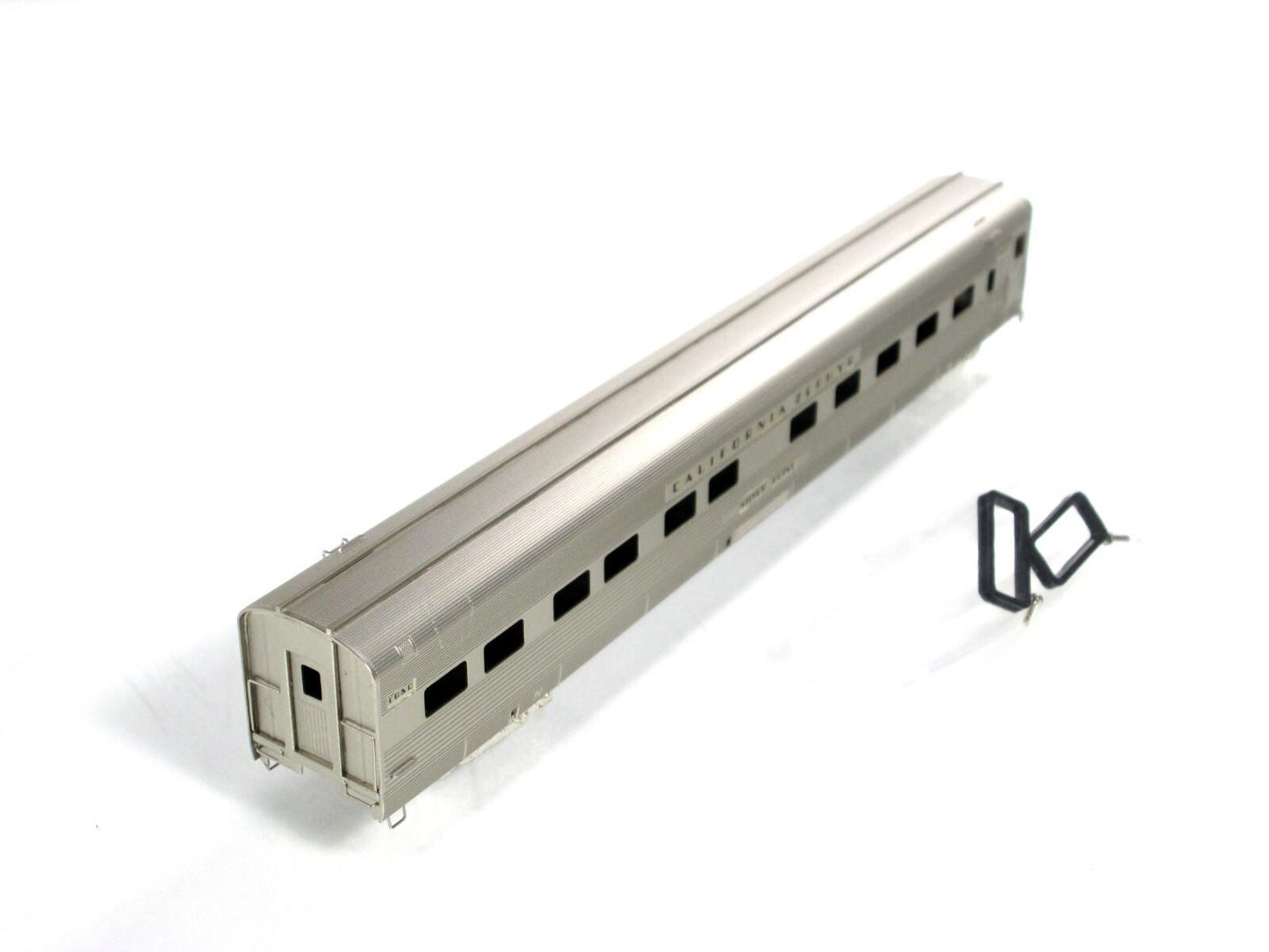 N Scale BRASS ***CB&Q - CALIFORNIA ZEPHYR*** Silver Point Sleeper --Oriental 423