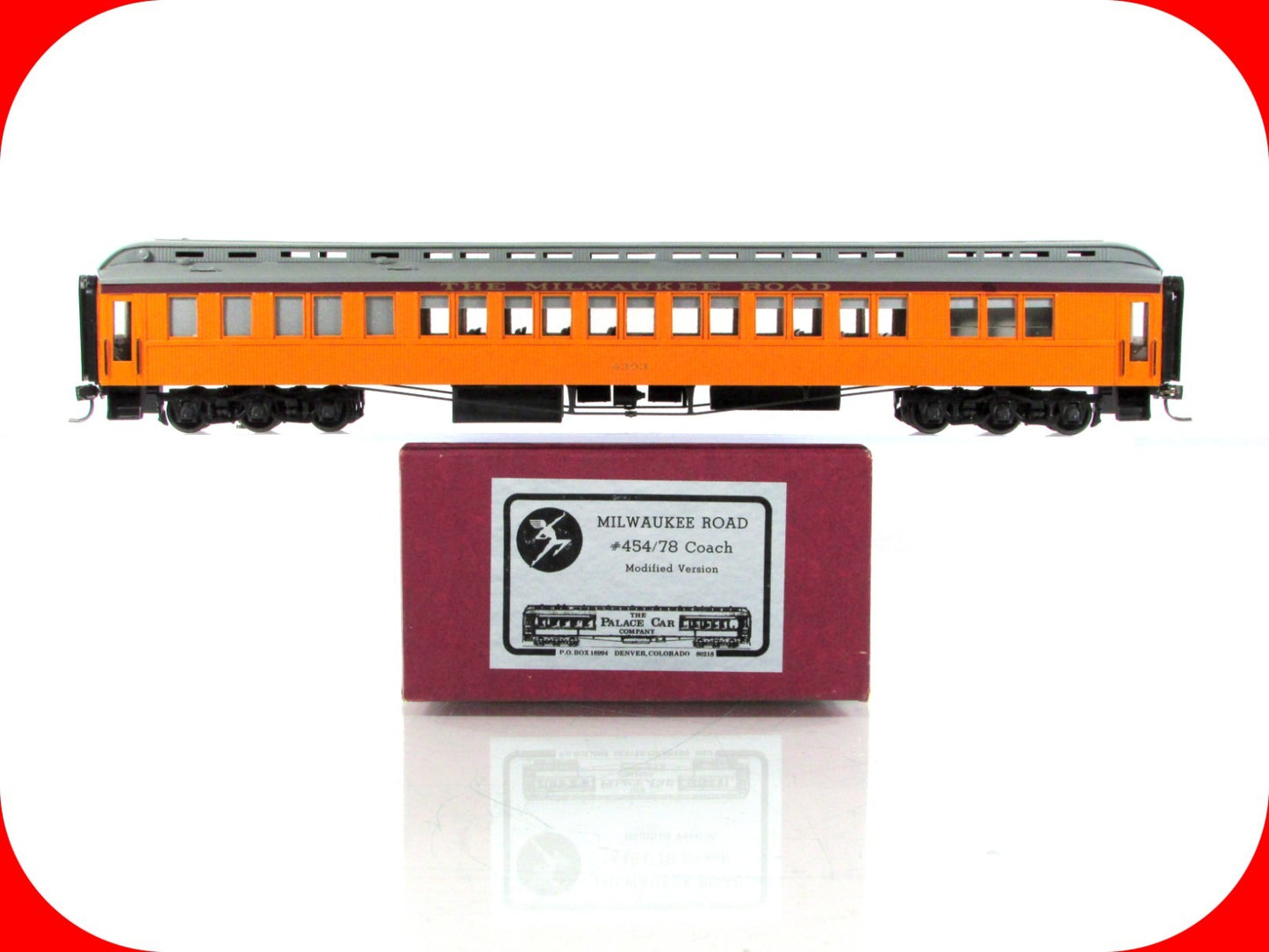 HO Scale BRASS ***MILWAUKEE HIAWATHA*** Wood Coach #4303 - by Palace, Boyd Reyes