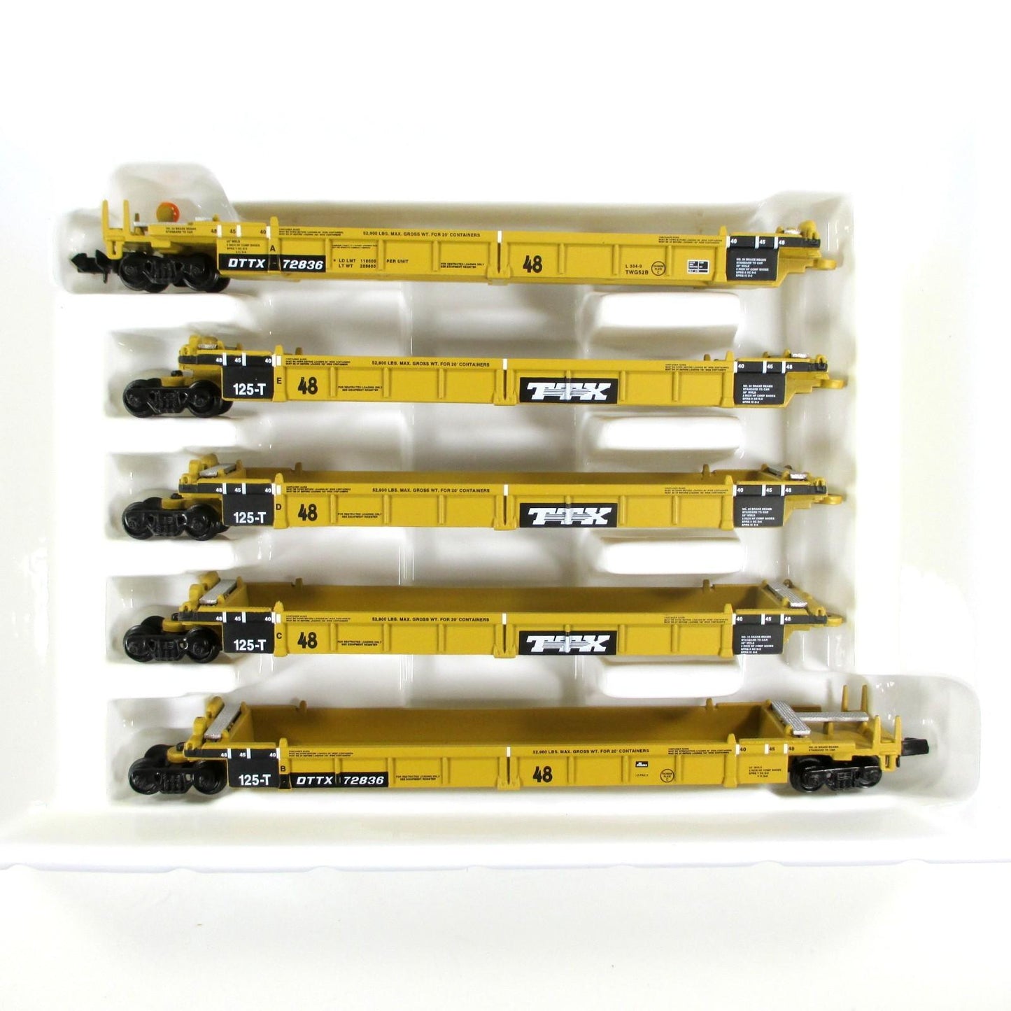 N SCALE **TTX** Thrall 5-Unit Articulated Well Car #72836 - Walthers 932-8111