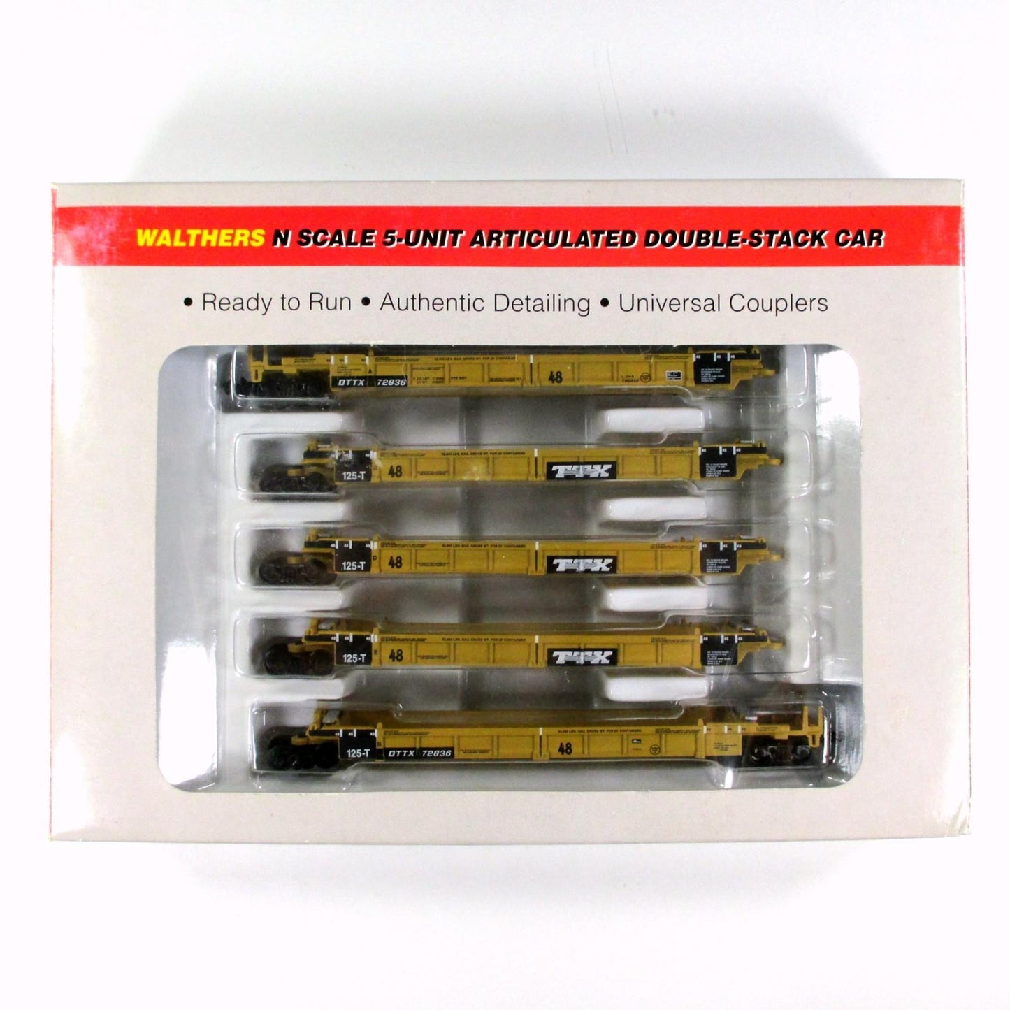 N SCALE **TTX** Thrall 5-Unit Articulated Well Car #72836 - Walthers 932-8111