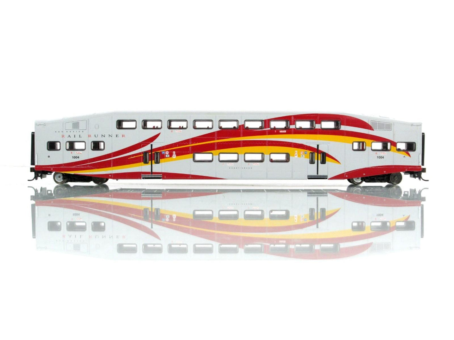 HO Scale ***NEW MEXICO RAIL RUNNER*** Bombardier Coach Car #1004 --Athearn 25710