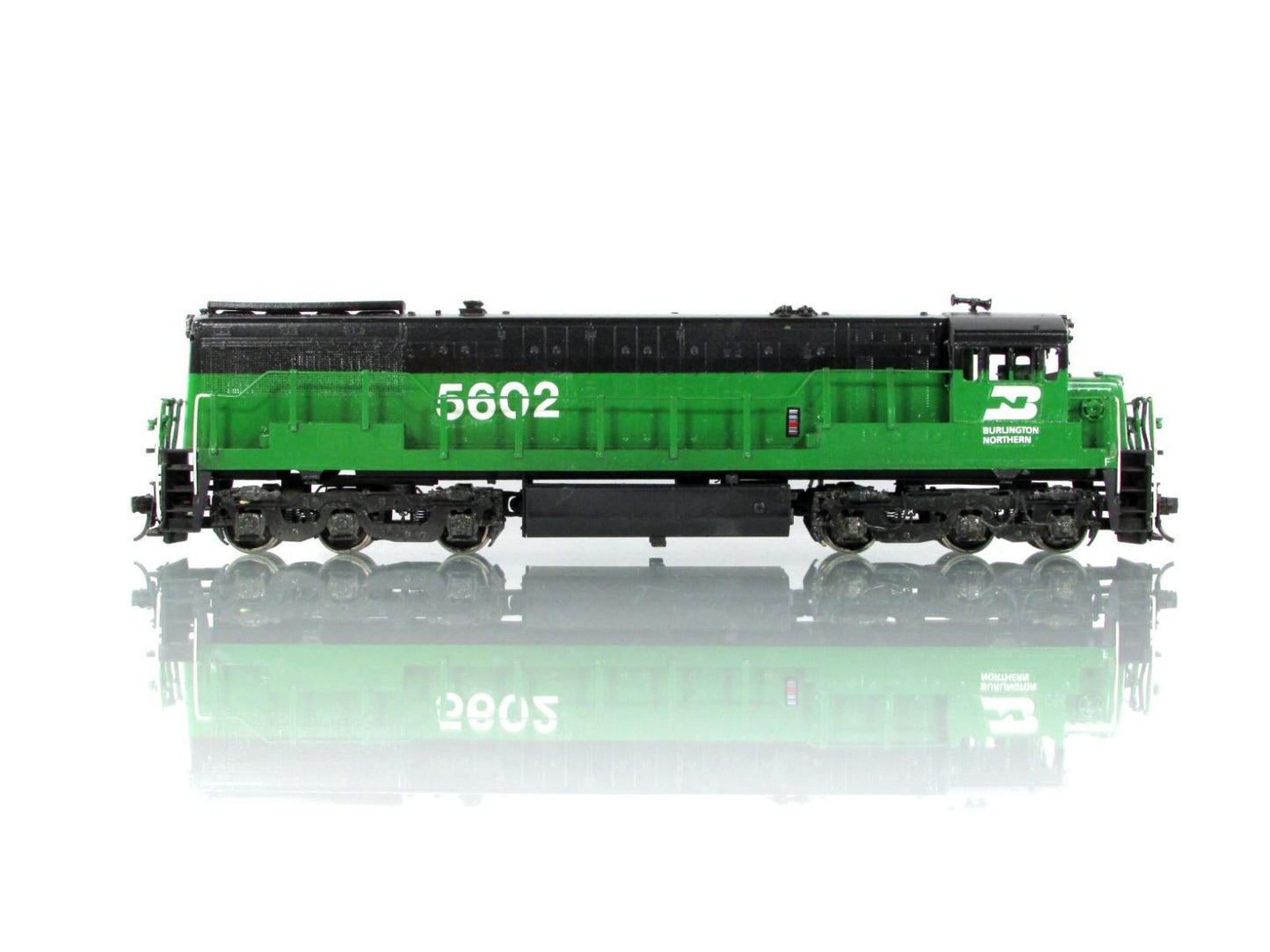 HO Scale BRASS ***BURLINGTON NORTHERN*** U25C #5602 - Overland 1953, Knuckle Cpl