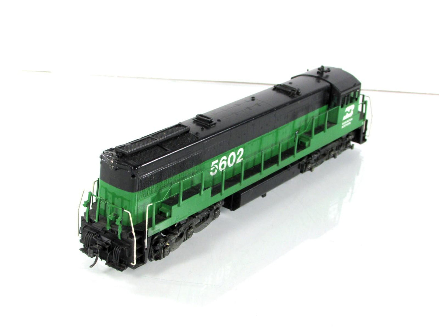 HO Scale BRASS ***BURLINGTON NORTHERN*** U25C #5602 - Overland 1953, Knuckle Cpl