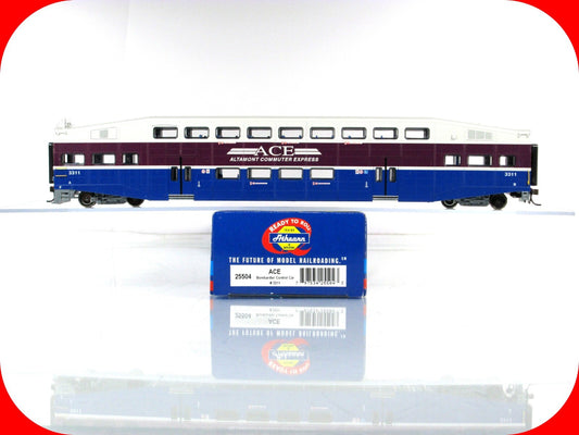HO Scale *ALTAMONT COMMUTER EXPRESS* Bombardier Control Car #3311 -Athearn 25504