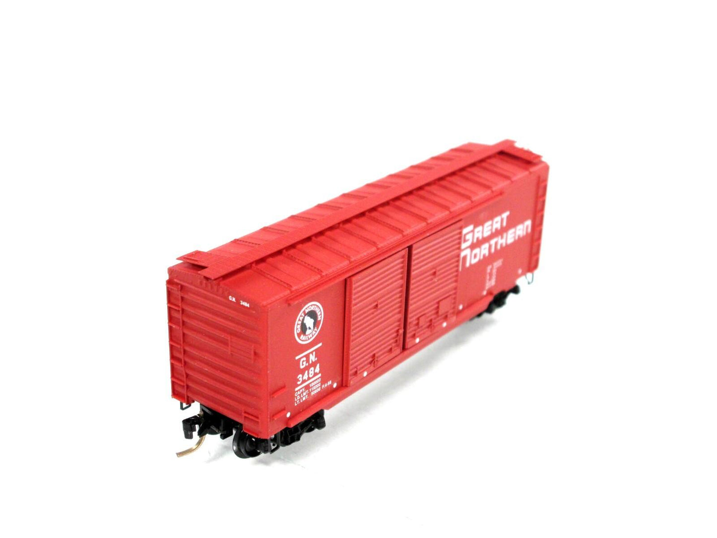 N Scale ***GREAT NORTHERN*** CIRCUS 40' Box Car, GN 3484 ---- Micro Trains 23210