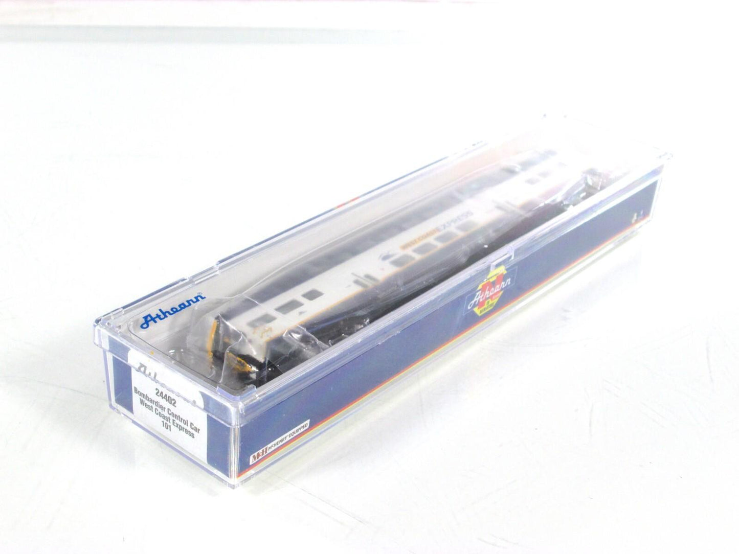 N Scale ***WEST COAST EXPRESS*** Bombardier Coach Car #101 ------- Athearn 24402