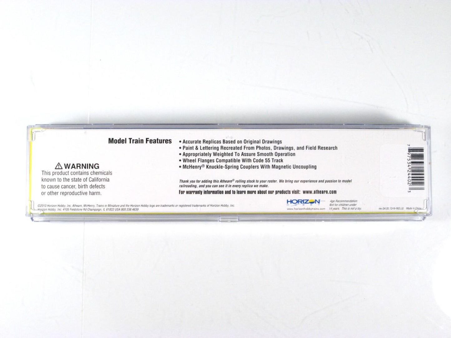 N Scale ***WEST COAST EXPRESS*** Bombardier Coach Car #101 ------- Athearn 24402