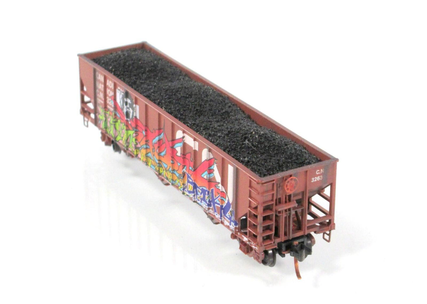 N Scale *CANADIAN NATIONAL* Weathered Coal Hopper #321316 -Micro Trains 10844160