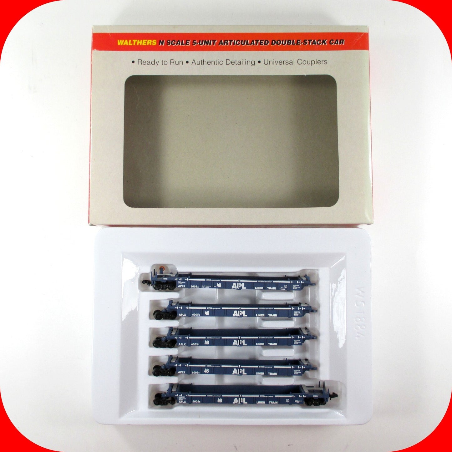 N Scale **APL** 305' Thrall 5-Unit Articulated Well Car #6005 -Walthers 932-8103