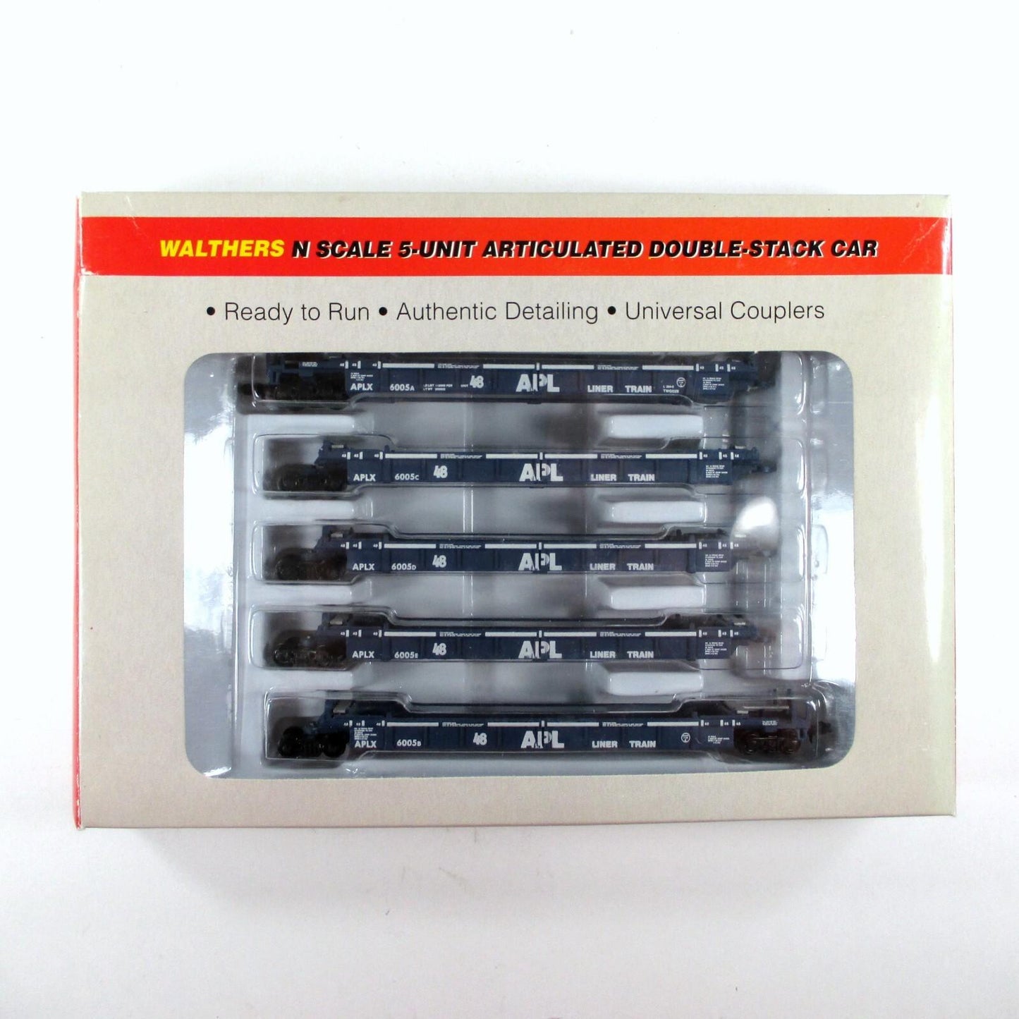 N Scale **APL** 305' Thrall 5-Unit Articulated Well Car #6005 -Walthers 932-8103