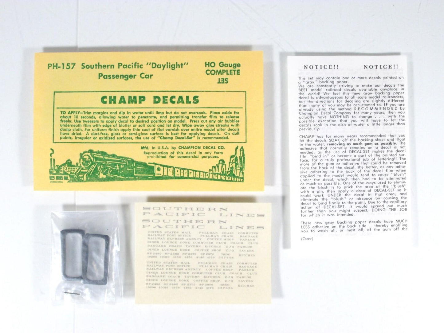 HO Scale BRASS ***SOUTHERN PACIFIC*** Parlor w/ Stateroom Car #3002 -- Soho 0322