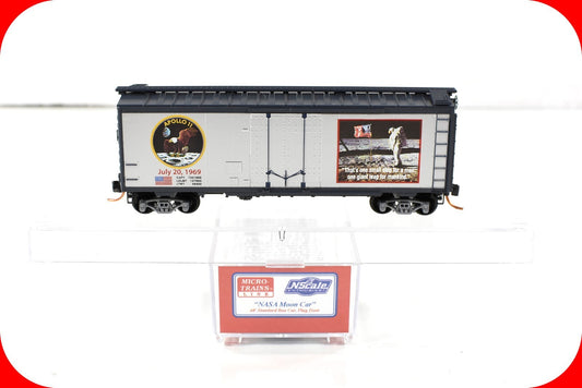 N Scale NASA ***APOLLO 11 MOON LANDING BOX CAR*** Micro Trains NSE 11-02 ***RARE