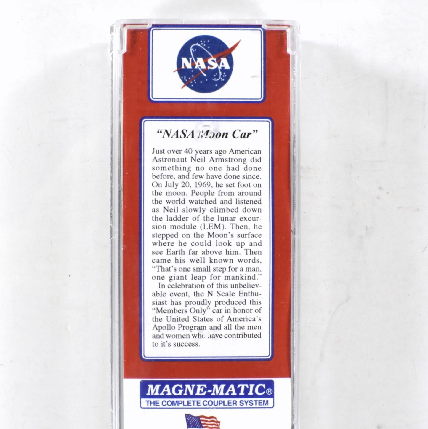 N Scale NASA ***APOLLO 11 MOON LANDING BOX CAR*** Micro Trains NSE 11-02 ***RARE