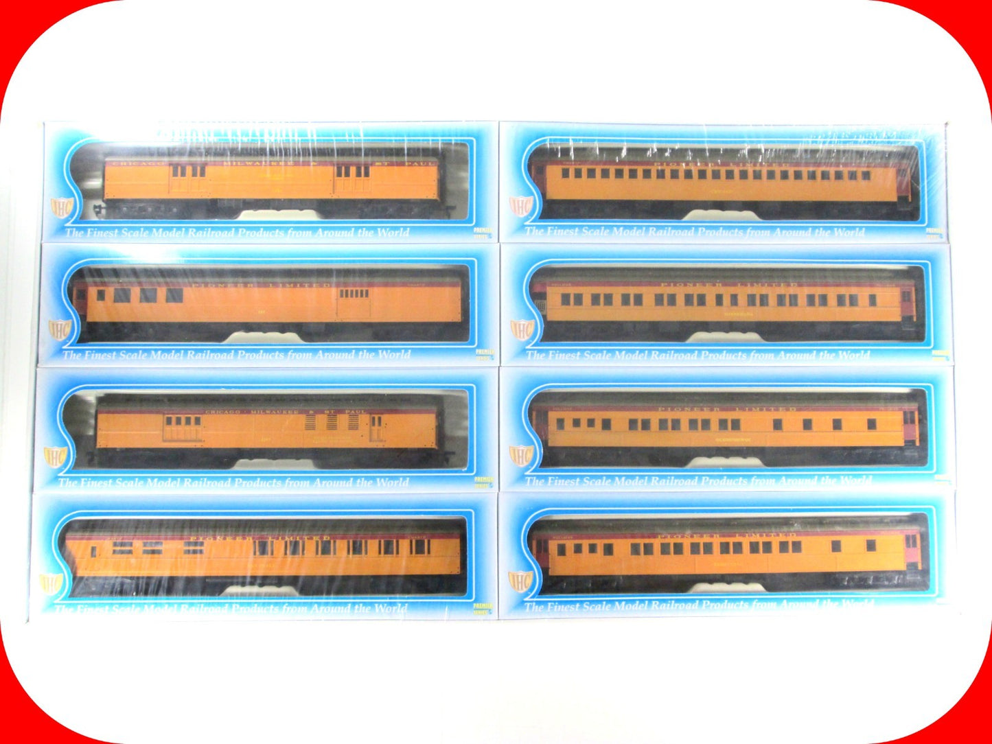 HO Scale ***MILWAUKEE PIONEER LIMITED*** 1920s Passenger 8-Set - IHC 49198 *RARE