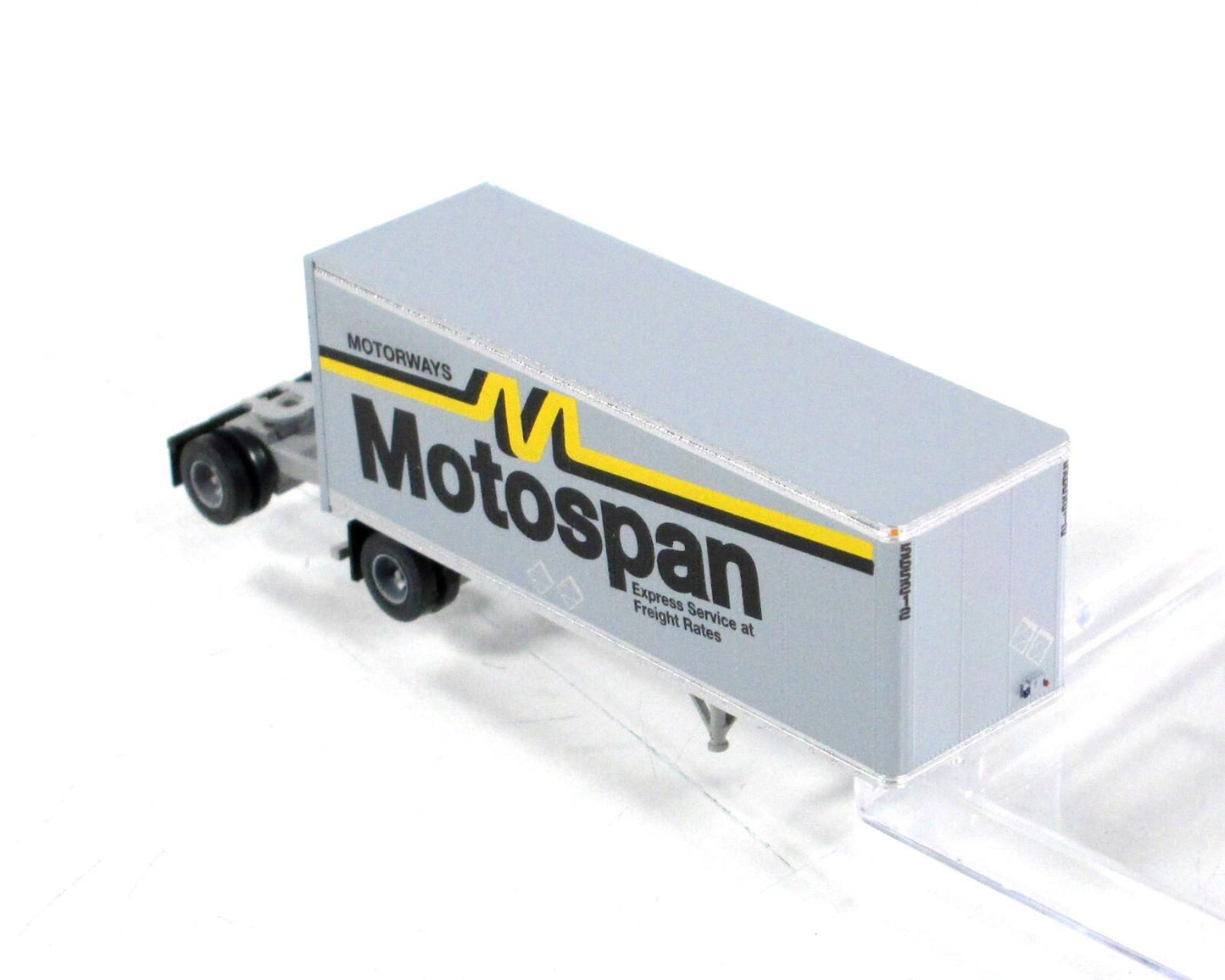 N Scale ***MOTOSPAN*** 28' Pup Trailer #265212 -- Trainworx 42875-2, Special Run