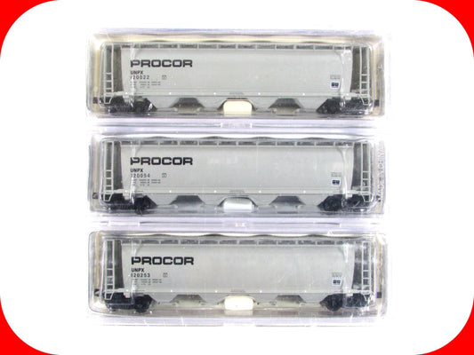 N Scale **PROCOR** Cylindrical Hopper 3-Set 2 - Intermountain PWRS Special *RARE
