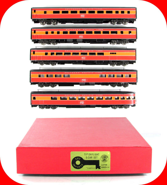 N Scale BRASS ***SOUTHERN PACIFIC DAYLIGHT*** Lightweight Passenger 5-Set -- Key