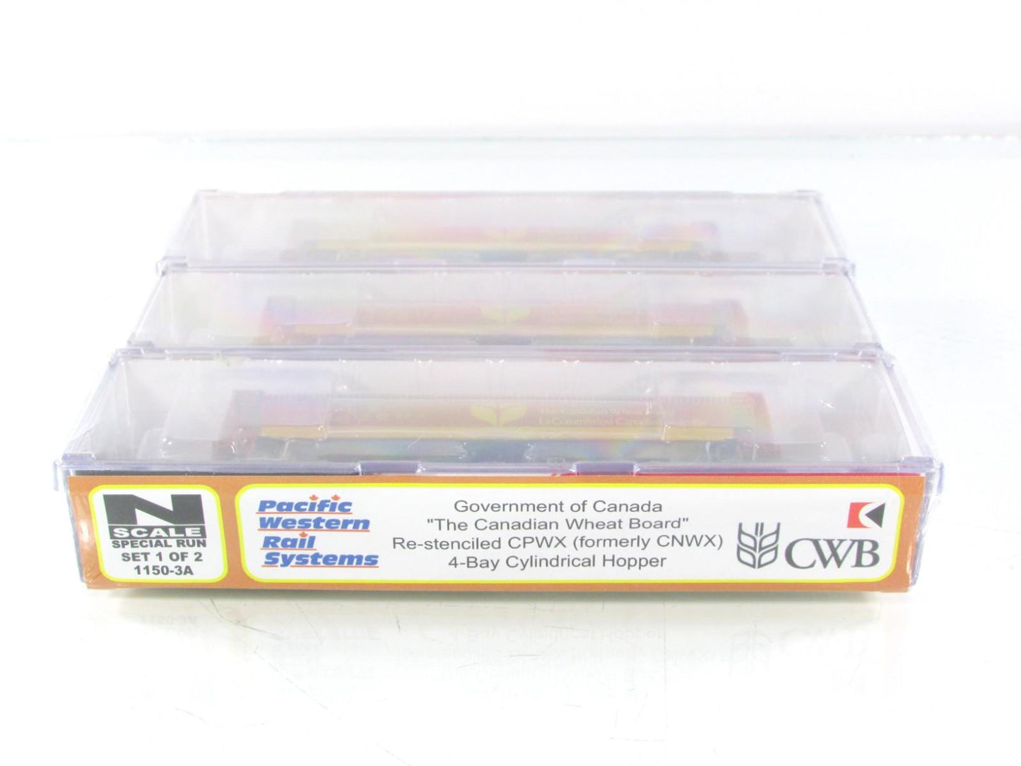 N Scale **CANADIAN WHEAT BOARD** Hopper Set 1 - Intermountain PWRS Special RARE*