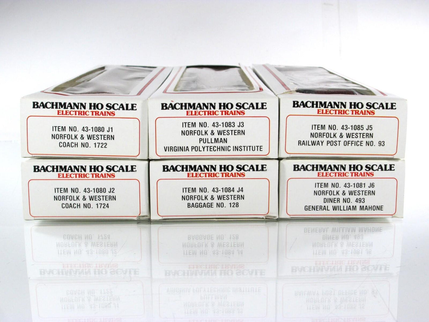 HO Scale Norfolk Western *POWHATAN ARROW* Passenger Set -Bachmann 43-1291 (C-10)