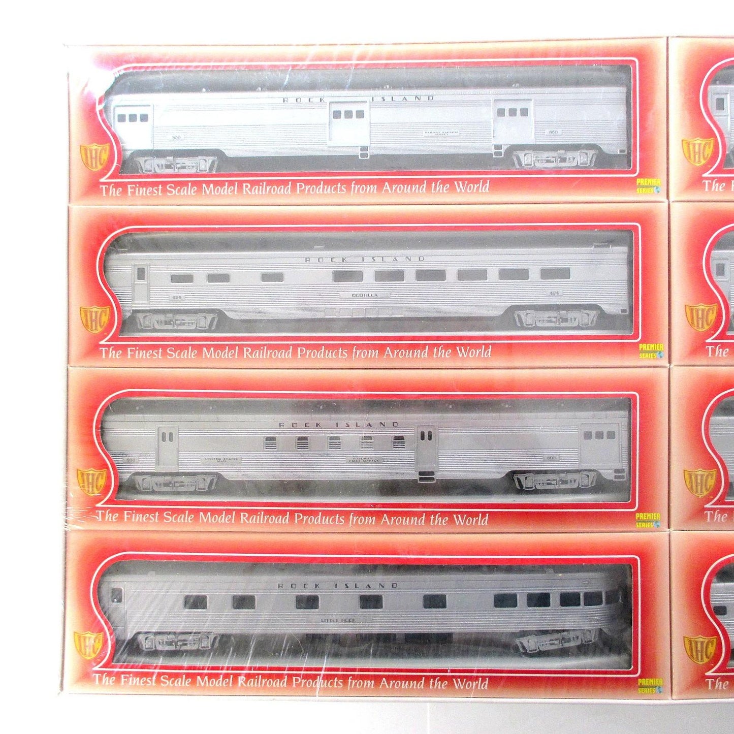 HO Scale **ROCK ISLAND** Rocky Mountain Rocket 8-Pack - IHC 47388, Knuckle Cplrs