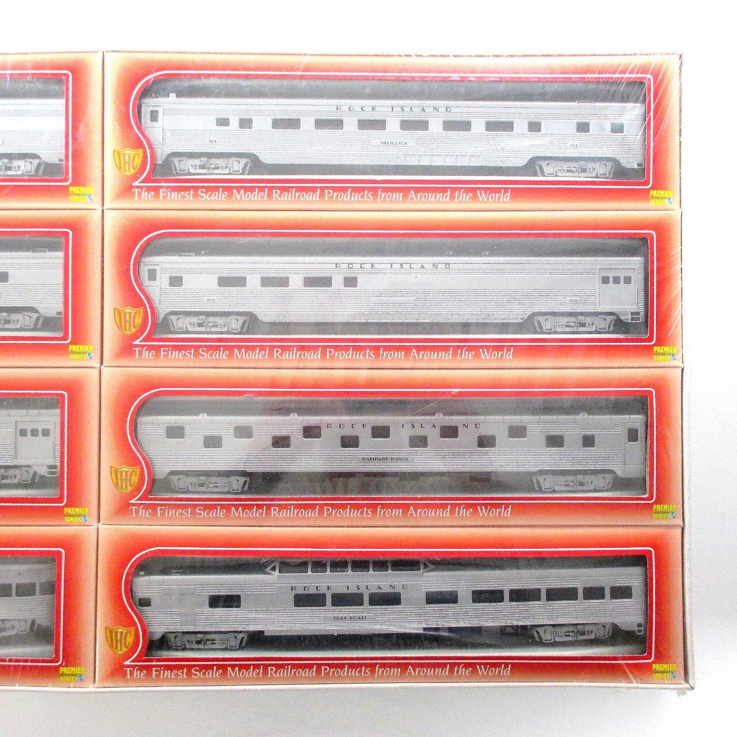 HO Scale **ROCK ISLAND** Rocky Mountain Rocket 8-Pack - IHC 47388, Knuckle Cplrs