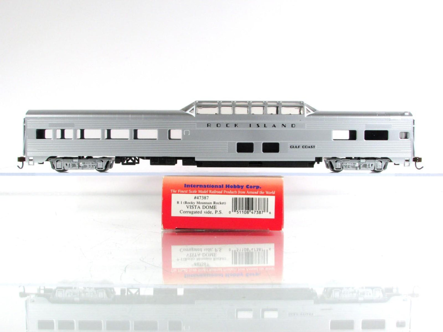 HO Scale **ROCK ISLAND** Rocky Mountain Rocket 8-Pack - IHC 47388, Knuckle Cplrs