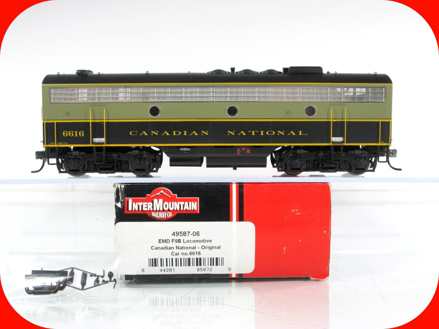 HO Scale ***CANADIAN NATIONAL*** F9B #6616 - Intermountain 49587-06, DCC Ready