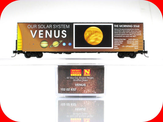 N Scale **VENUS** Solar System Planet Series 60' Box Car - Micro Trains 10202832