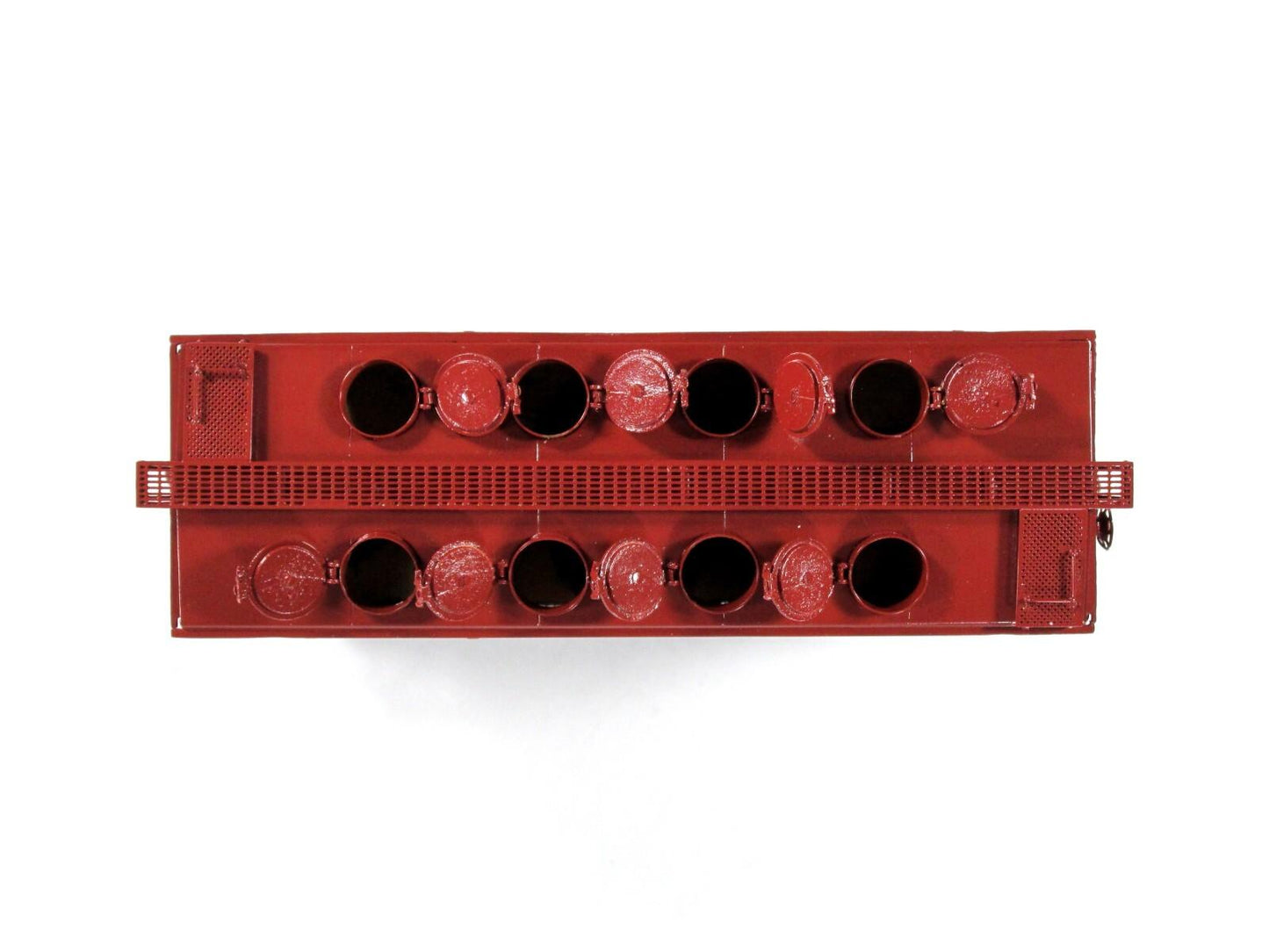 HO Scale BRASS ***GN, BN*** 2-Bay, 8-Hatch Sand Hopper Car - Overland 3075, Ajin
