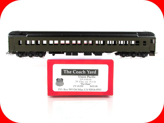 HO Scale BRASS ***UNION PACIFIC** 79' Chair Car #4140-4144 - The COACH YARD 1339