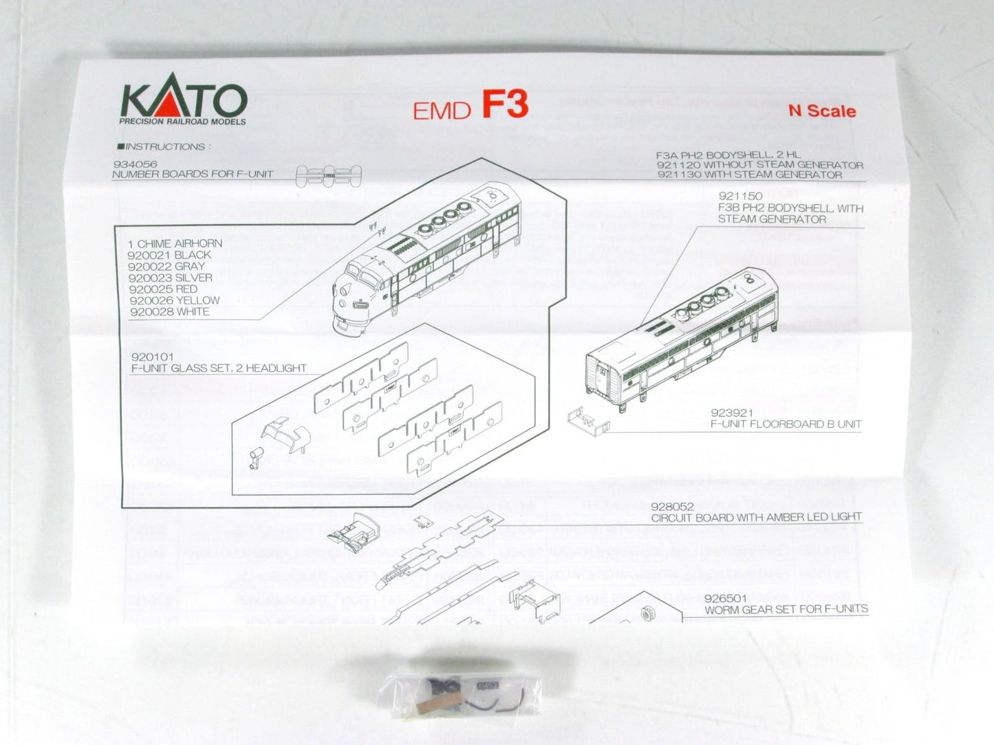N Scale ***UNION PACIFIC*** F3 A B Diesel Set #1455, 1402 - Kato 176-1112 w/ DCC