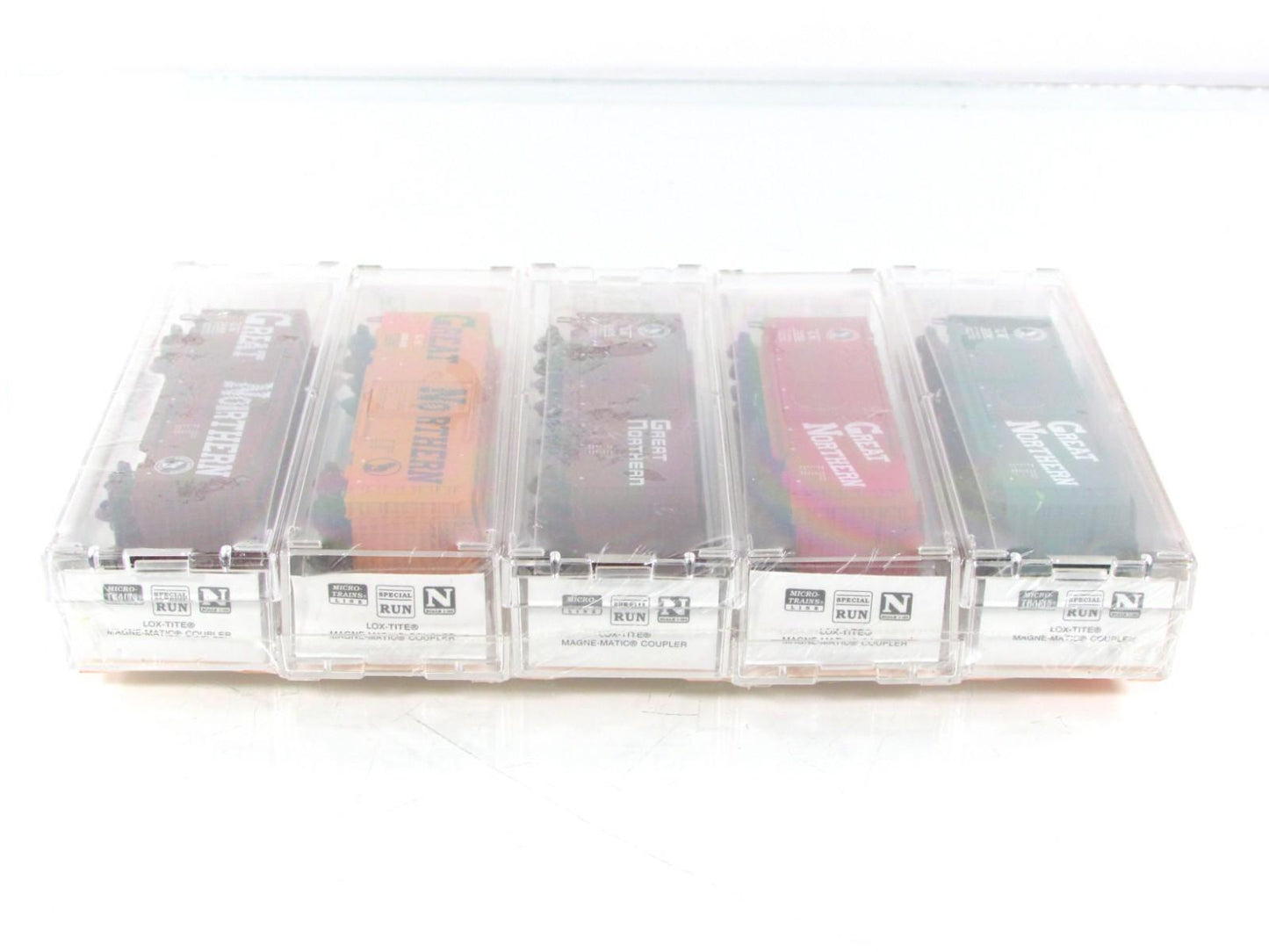 N Scale **GREAT NORTHERN** Box Car Convention 5-Pack -Micro Trains Special *RARE